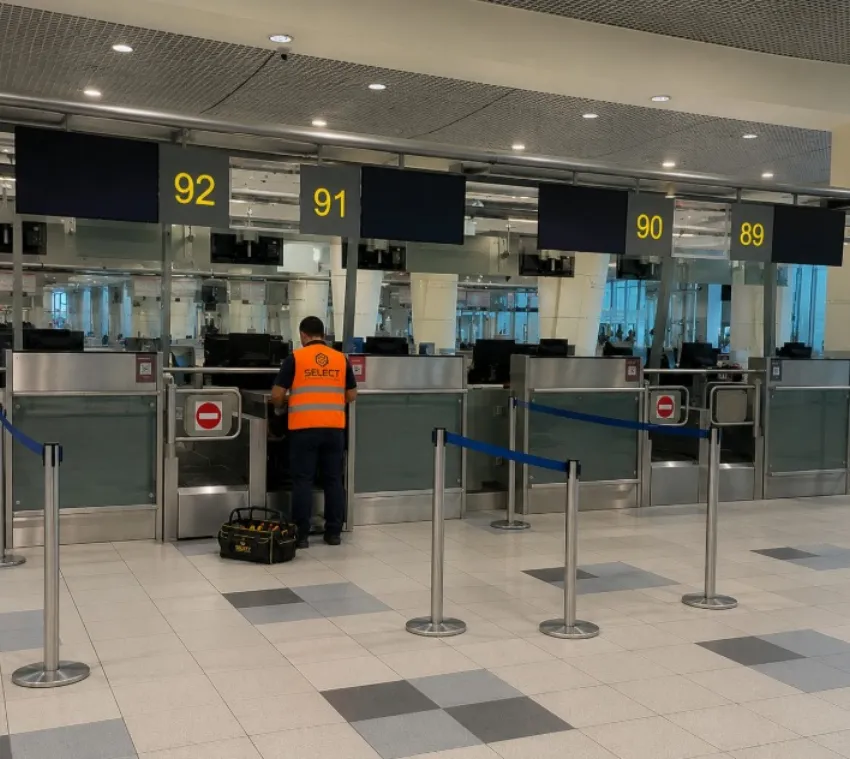 Suporte técnico em sistemas de check-in aeroportuário